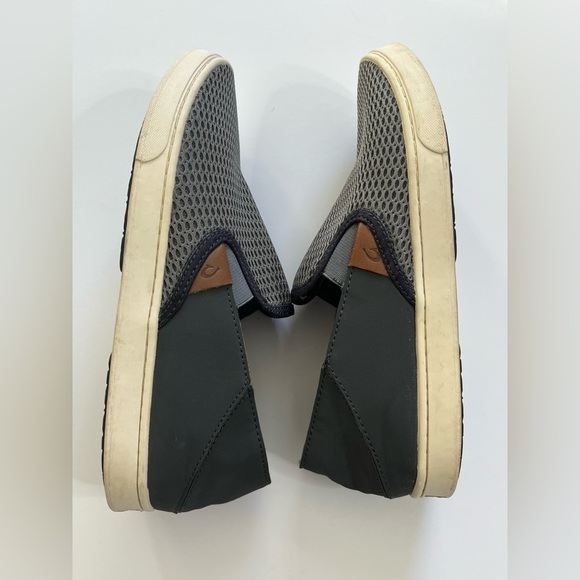 Olukai Pehuea Slip On Sneaker Shoes Size 8 Gray - Picture 6 of 7